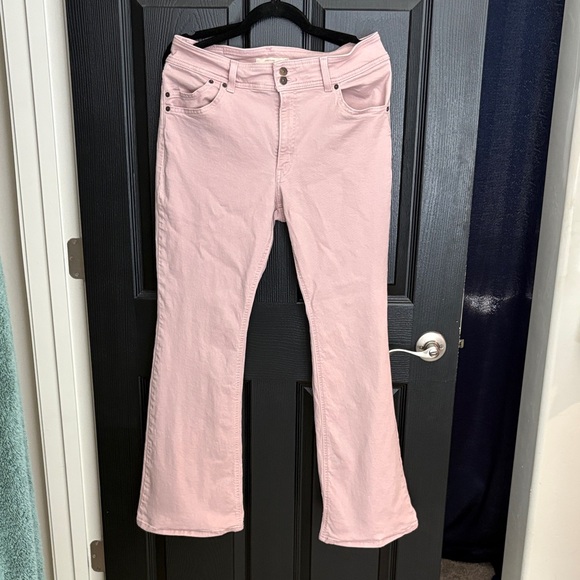 Levi's Denim - Levi's Blush Pink Flare Jeans